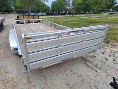 New 2026 H&H Trailers 82x18 Aluminum ATV / Landscape Trailer