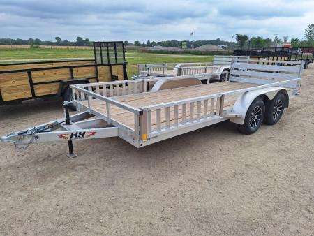 New 2026 H&H Trailers 82x16 Aluminum ATV /Landscape Trailer