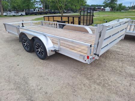 New 2026 H&H Trailers 82x16 Aluminum ATV /Landscape Trailer