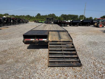 Used 2021 Circle D 102"X29' 22K Gooseneck Flatbed Trailer