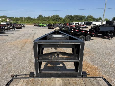 Used 2021 Circle D 102"X29' 22K Gooseneck Flatbed Trailer