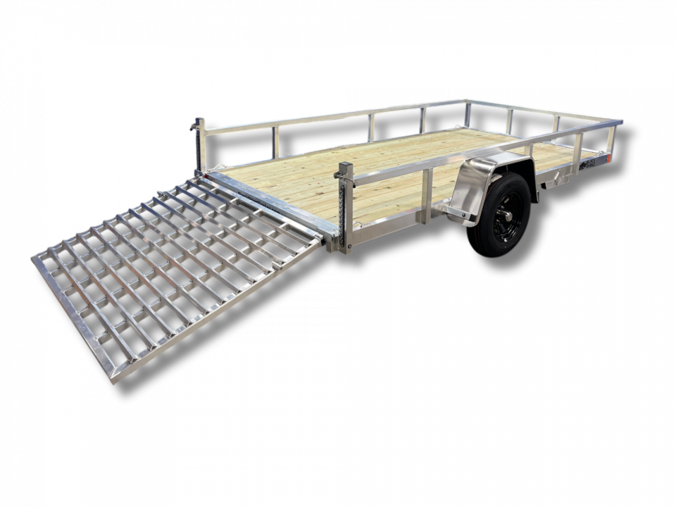 New 2026 Black Rhino EXS714 ATV/UTV/Utility Trailer 7x14'