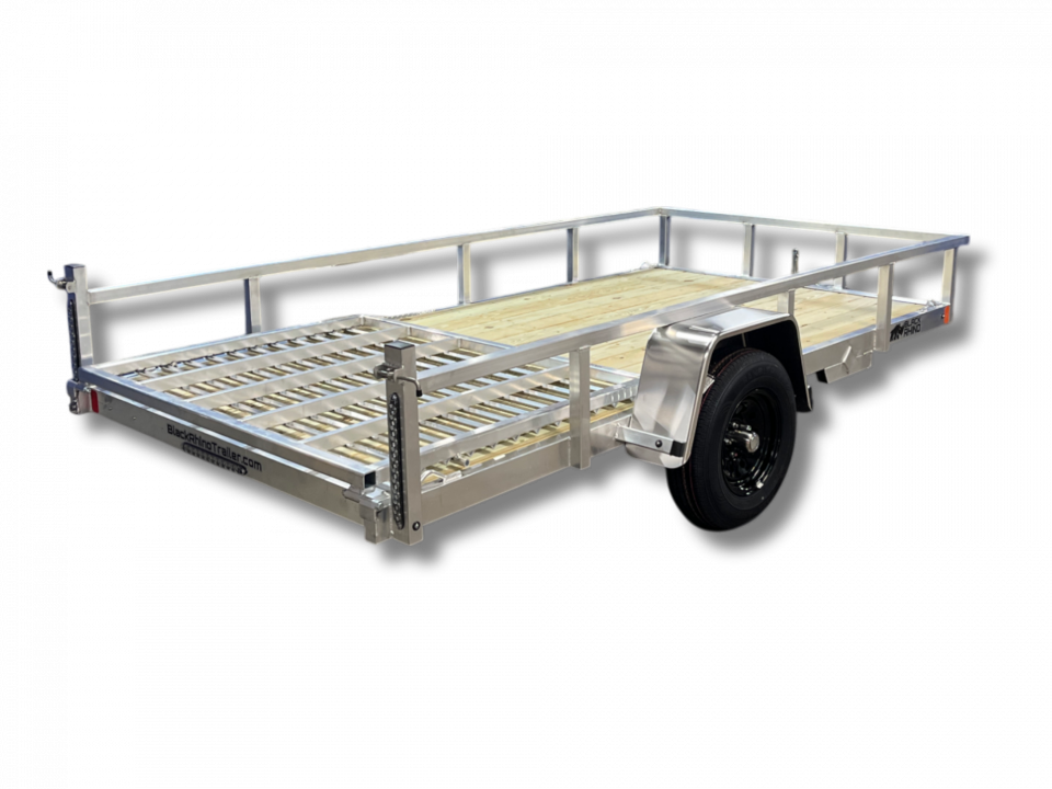 New 2026 Black Rhino EXS714 ATV/UTV/Utility Trailer 7x14'