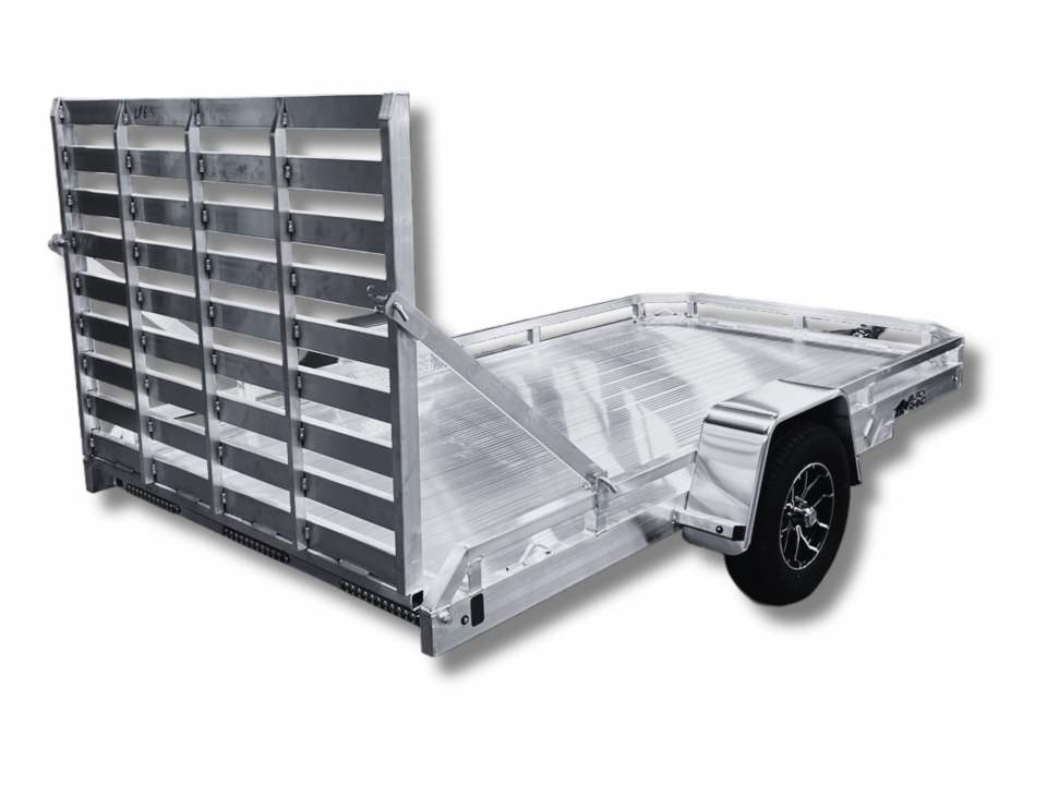 New 2026 Black Rhino LPS7812A Utility Trailer 6.5'x12' Aluminum