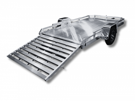 New 2026 Black Rhino Low-pro 7x12' ATV/UTV/Utility Trailer aluminum