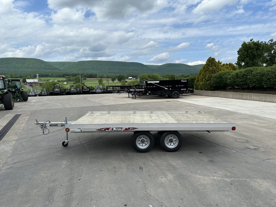 Used Triton 8'x12' ATV Trailer with Slide in Ramps