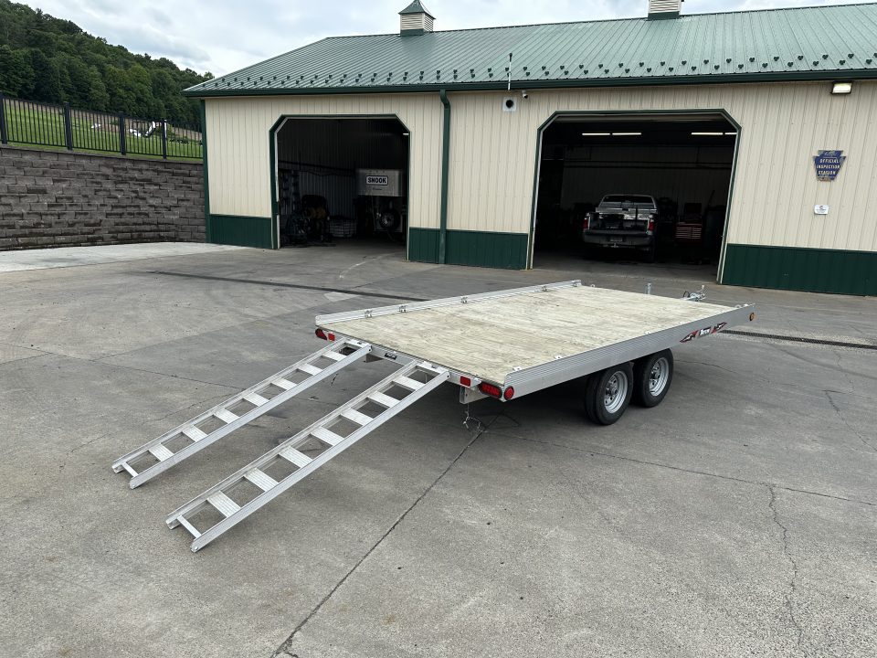 Used Triton 8'x12' ATV Trailer with Slide in Ramps