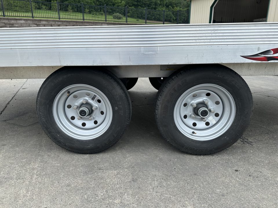 Used Triton 8'x12' ATV Trailer with Slide in Ramps