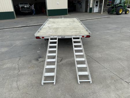 Used Triton 8'x12' ATV Trailer with Slide in Ramps