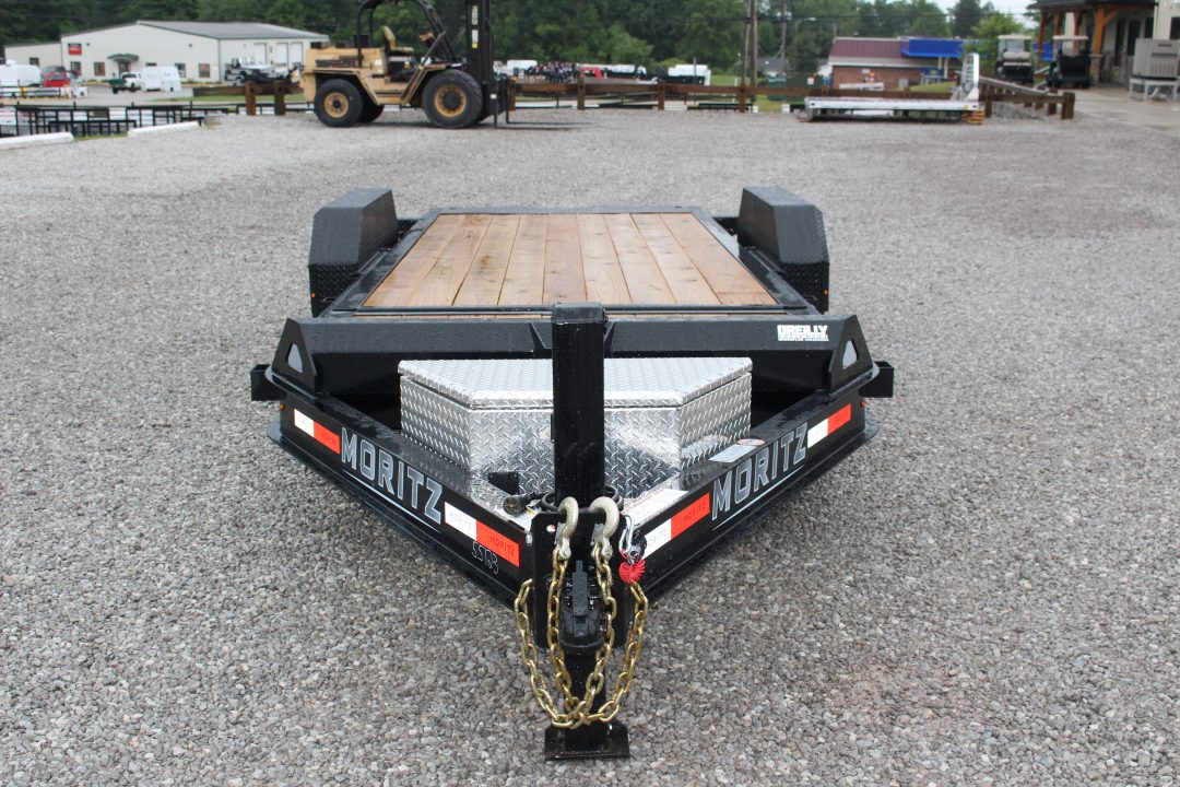 New 2026 Moritz 7' x 16' + 4' Low Pro - Gravity Tilt - Tilt Trailer - 14000# GVW