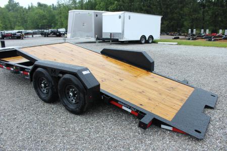 New 2026 Moritz 7' x 16' + 4' Low Pro - Gravity Tilt - Tilt Trailer - 14000# GVW