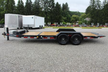 New 2026 Moritz 7' x 16' + 4' Low Pro - Gravity Tilt - Tilt Trailer - 14000# GVW