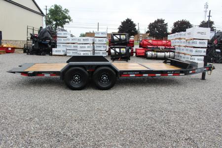 New 2026 Moritz 7' x 16' + 4' Low Pro - Gravity Tilt - Tilt Trailer - 14000# GVW