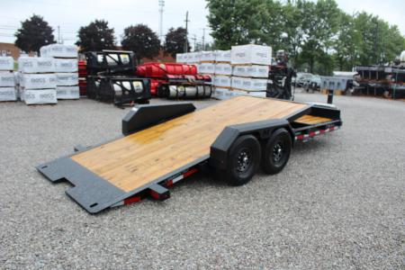New 2026 Moritz 7' x 16' + 4' Low Pro - Gravity Tilt - Tilt Trailer - 14000# GVW