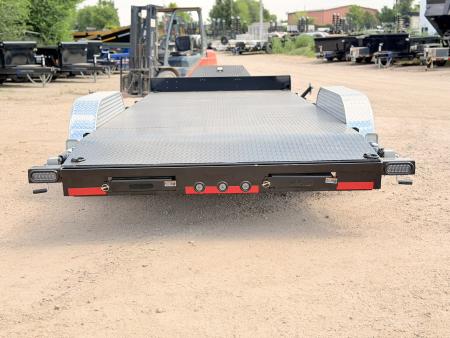 New 2026 Load Trail 7-18 Steel Deck Car Hauler W/ Aluminum Fenders 7K GVWR