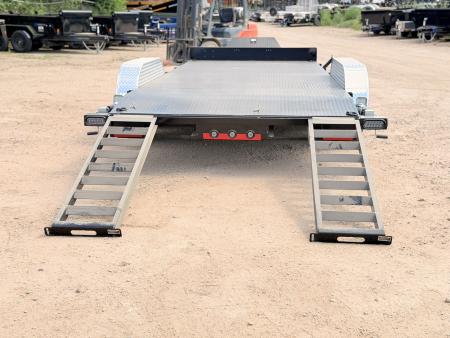 New 2026 Load Trail 7-18 Steel Deck Car Hauler W/ Aluminum Fenders 7K GVWR