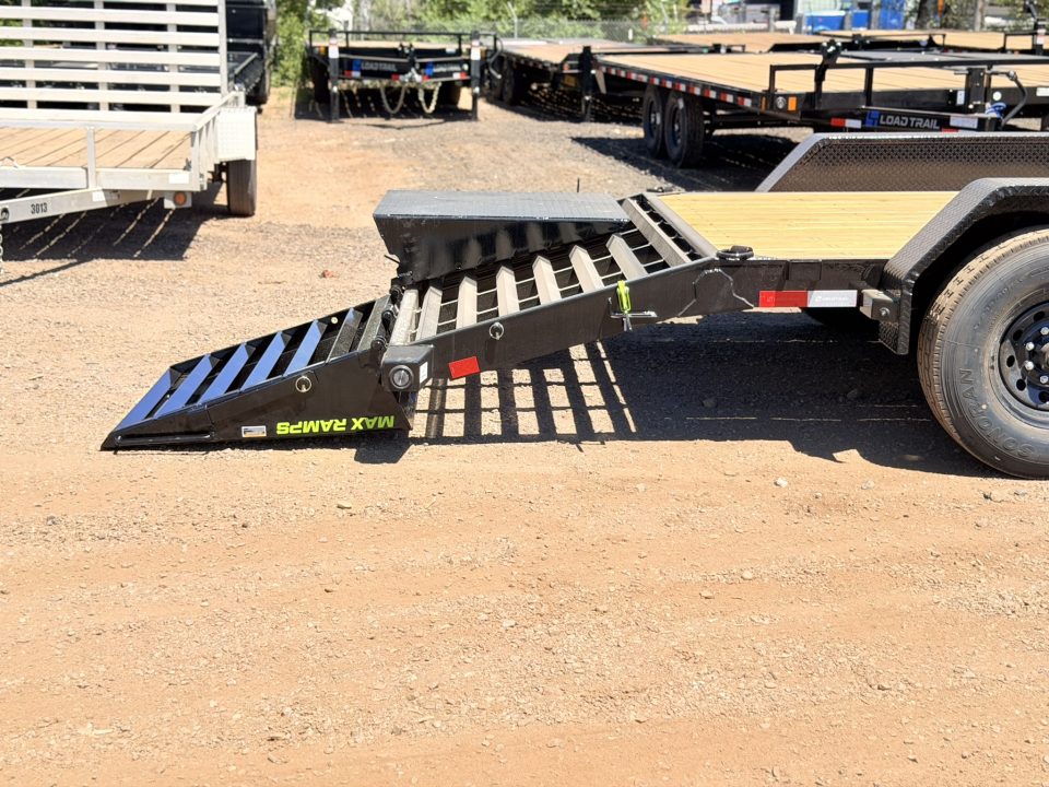 New 2026 Load Trail 7-HD22 Equipment Hauler W/ Max Ramps and 14 PLY Tire Upgrade 14K GVWR