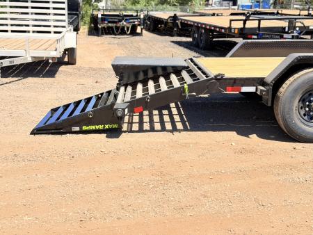 New 2026 Load Trail 7-HD22 Equipment Hauler W/ Max Ramps and 14 PLY Tire Upgrade 14K GVWR