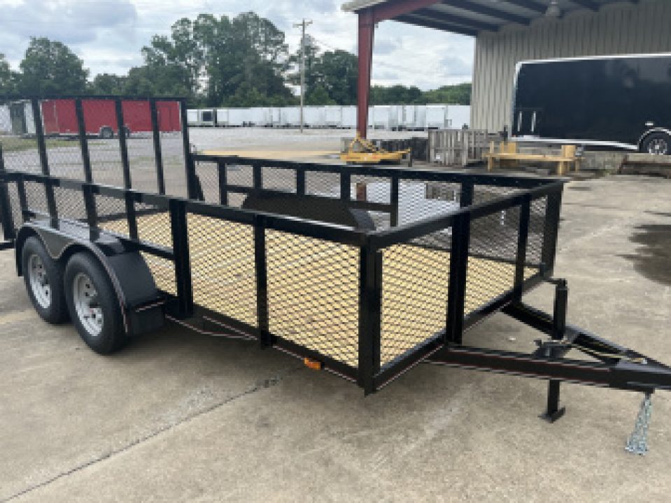 New 2026 Triple R 78X14 LANDSCAPE TRAILER WITH 2 FOOT MESH SIDES