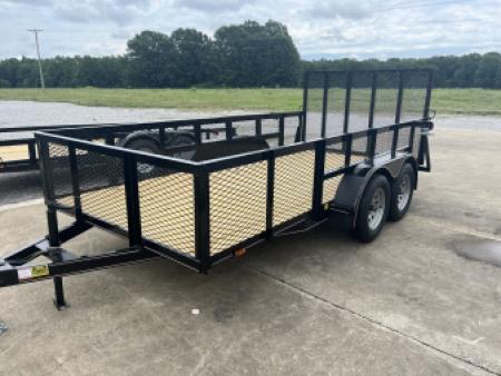 New 2026 Triple R 78X14 LANDSCAPE TRAILER WITH 2 FOOT MESH SIDES