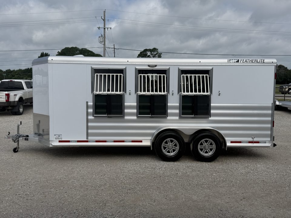 New 2026 Featherlite 3 Horse Premier Tack Bumper Pull Horse Trailer