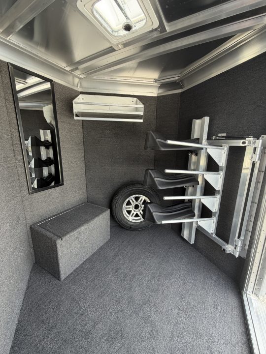 New 2026 Featherlite 3 Horse Premier Tack Bumper Pull Horse Trailer