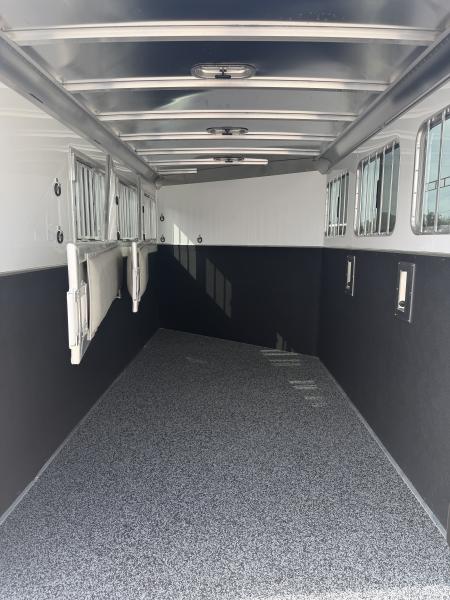 New 2026 Featherlite 3 Horse Premier Tack Bumper Pull Horse Trailer