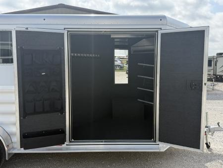 New 2026 Featherlite 3 Horse Premier Tack Bumper Pull Horse Trailer
