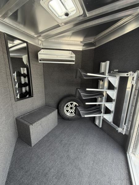 New 2026 Featherlite 3 Horse Premier Tack Bumper Pull Horse Trailer