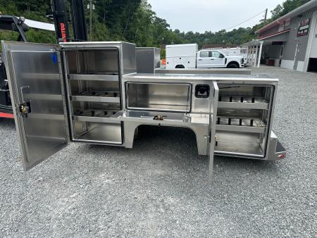 New 2026 Martin Truck Bodies Aluminum HFSB Service Body DRW 60" CA Cab and Chassis Tall Front Compartments SMOOTH APPEARANCE