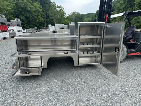 New 2026 Martin Truck Bodies Aluminum HFSB Service Body DRW 60" CA Cab and Chassis Tall Front Compartments SMOOTH APPEARANCE