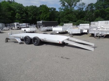 New 2026 ALCOM 7X18 Aluminum with Torsion Axles ! Best Model Car Hauler