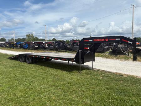 Used 2025 MAXX-D YDX GN 102X32 HYDRO JACK HYDRO TAIL Flatbed Trailer