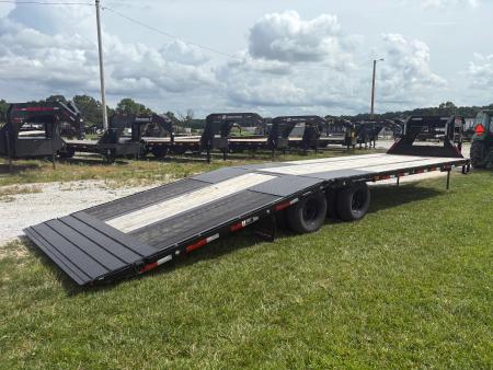 Used 2025 MAXX-D YDX GN 102X32 HYDRO JACK HYDRO TAIL Flatbed Trailer