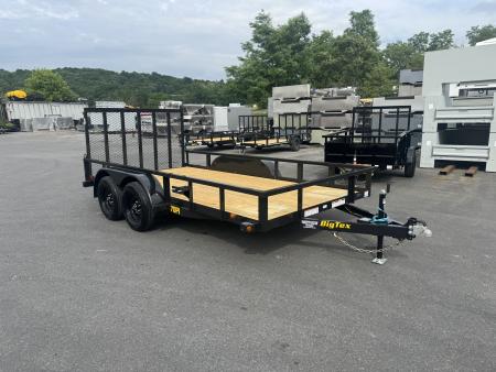New 2027 Big Tex Trailers 70PI-14R1A-4PBK-BRK2 7X14TA Utility Trailer