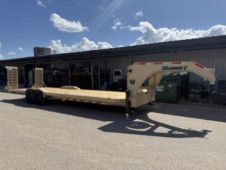 New 2026 Diamond C Trailers LPX210 28X82 GN W/ MAX WIDE PKG Equipment Trailer