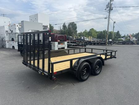 New 2027 Big Tex Trailers 70PI-14R1A-4PBK-BRK2 7X14TA Utility Trailer