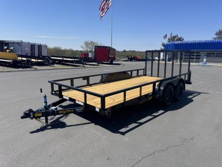New 2027 Big Tex Trailers 70PI-16R1A-4PBK-BRK2 7X16TA Utility Trailer