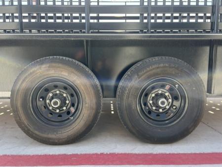 New 2027 Good Guys 6'8"x24' GN Bar Top Livestock Trailer - Wrangler