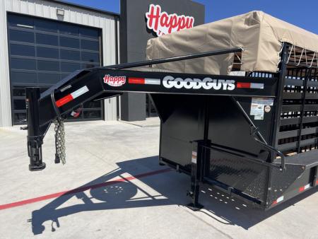 New 2027 Good Guys 6'8"x24' GN Bar Top Livestock Trailer - Wrangler