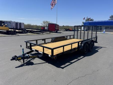 New 2027 Big Tex Trailers 70PI-16R1A-4PBK-BRK2 7X16TA Utility Trailer