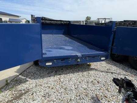 New 2026 Watchdog Blue 7'x14' 14k Bird Dog 36" Side Dump Trailer