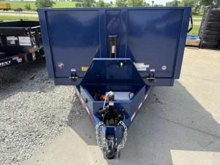 New 2026 Watchdog Blue 7'x14' 14k Bird Dog 36" Side Dump Trailer