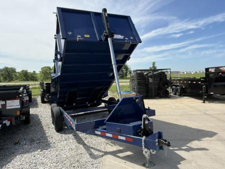 New 2026 Watchdog Blue 7'x14' 14k Bird Dog 36" Side Dump Trailer