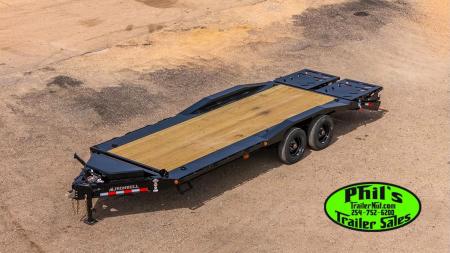 New 2026 Iron Bull 102X24 DRIVE OVER FENDERS EQUIPMENT TRAILER 10K SUPER SINGLES Equipment Trailer