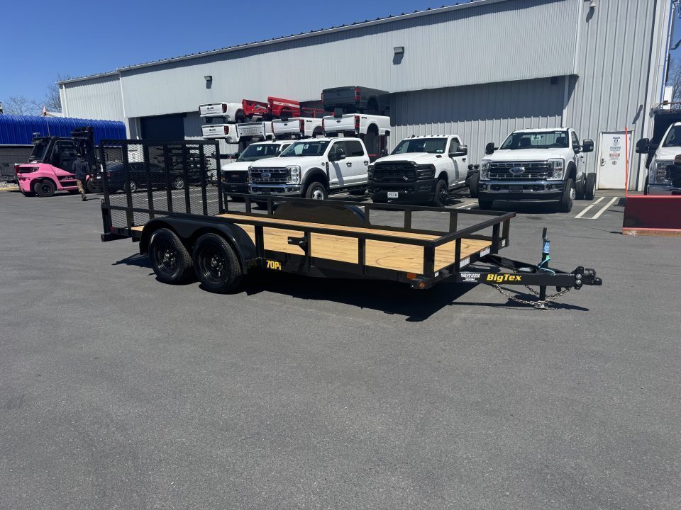 New 2027 Big Tex Trailers 70PI-16R1A-4PBK-BRK2 7X16TA Utility Trailer