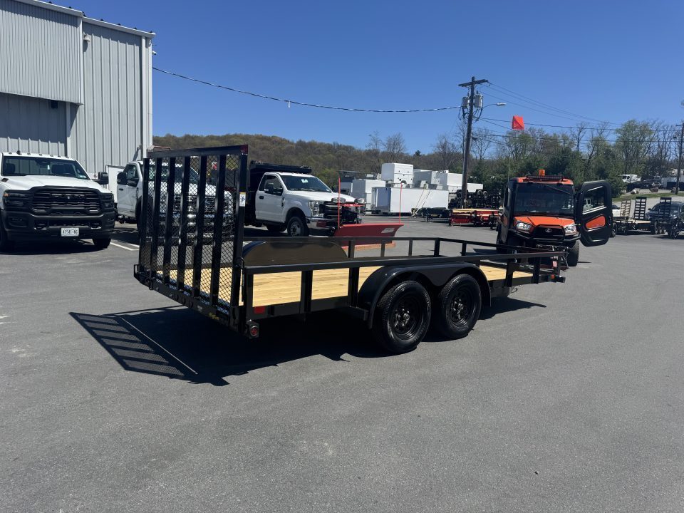 New 2027 Big Tex Trailers 70PI-16R1A-4PBK-BRK2 7X16TA Utility Trailer