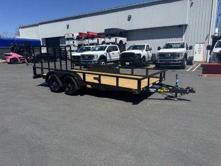 New 2027 Big Tex Trailers 70PI-16R1A-4PBK-BRK2 7X16TA Utility Trailer
