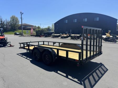 New 2027 Big Tex Trailers 70PI-16R1A-4PBK-BRK2 7X16TA Utility Trailer