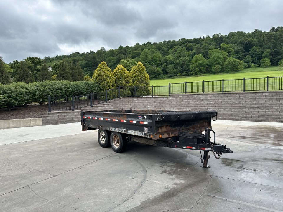 Used PJ Trailers 96"x14' Deck Over Dump 14k